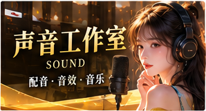 声音工作室与创作者日志主题视觉